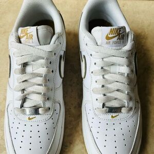Nike Air Force 1 ‘07 White/Bronzine Men’s Size 8
